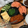 ミシェちゃん's cooksnap of when they made 絶品!!本格サーモンのたたきユッケ.