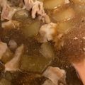 海老ふりゃ〜's cooksnap of when they made ■ほっこり甘め♪豚肉と冬瓜の煮物■.