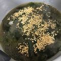 クックKR0UHR☆'s cooksnap of when they made 味覇で作る!簡単自慢のわかめスープ.