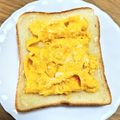 ＊なぁ＊'s cooksnap of when they made 普通に美味しいマヨ卵トースト♪.