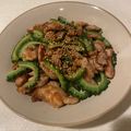 ばたこキッチン's cooksnap of when they made ゴーヤチャンプルより簡単！「鶏肉ゴーヤ」.
