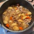 Moe's cooksnap of when they made 【節約】豚肉でも美味しいヨ！肉じゃが.