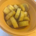 yu🐓's cooksnap of when they made レンジにお任せでも甘～い❀さつま芋の甘煮.