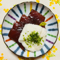 チェックのミニくま's cooksnap of when they made 漬けマグロのとろろがけ.