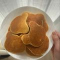 ここ's cooksnap of when they made 米粉とおからパウダーのパンケーキ。.