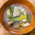 shogopapa's cooksnap of when they made つるむらさき、貝柱の中華スープ.