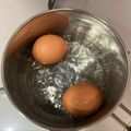 にゃおまる☆'s cooksnap of when they made ガス代節約！　ゆでたまごの作り方.