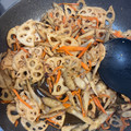 aochaaan's cooksnap of when they made 【超簡単】蓮根のきんぴらごぼう.