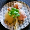 ❤️かわだん❤️'s cooksnap of when they made 鶏手羽元と大根の簡単白だし煮.