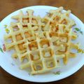 のどぐろLOVE's cooksnap of when they made ビタントニオ☆強力粉でサクッふわワッフル.