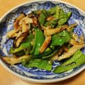 山ばあば's cooksnap of when they made 和食の副菜☆ちくわとピーマンの塩昆布炒め.