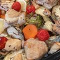 marokun's cooksnap of when they made 鶏もも肉とキャベツのオーブン焼き.