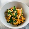 azbjbn's cooksnap of when they made 《5分おかず》とろ～りキムチニラ玉.