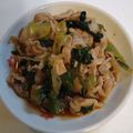 ミロ9607's cooksnap of when they made 長ネギとホウレン草で♪アツアツ豚こま丼.