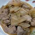 ☆うさたろさん☆'s cooksnap of when they made 鶏肉と白菜の味噌炒め.