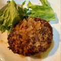 sachicoxxx's cooksnap of when they made びっくりドンキー風ジューシーハンバーグ.