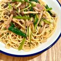 アボカドアキタ's cooksnap of when they made ジョリパ風♪ほうれん草ベーコン和風パスタ.