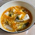 ふぅ＆かず's cooksnap of when they made 簡単ヘルシー♥キムチと豆腐のとろみスープ.