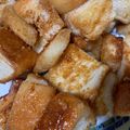 IHクッカー's cooksnap of when they made 簡単！カリカリ食パンキャラメルラスク.