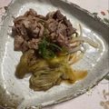 yesmama's cooksnap of when they made 焼きなすの牛しゃぶポンサラダ.