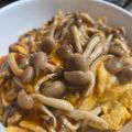 ゆるмαмα's cooksnap of when they made しめじと卵で簡単！中華風炒め.