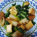 まろんきらり's cooksnap of when they made 娘に伝えたい＊小松菜と厚揚げの生姜炒め＊.