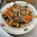 ミアンミアン's cooksnap of when they made 豚こま・なす・トマトの簡単炒め物.