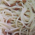 きゃろり's cooksnap of when they made 納豆とめんつゆde即席和風パスタ♪.
