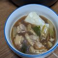 ☆蓮々☆'s cooksnap of when they made 我が家の鶏そば（蕎麦：冷、汁：温）.