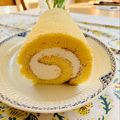 ボブナナ's cooksnap of when they made ふっっくら、しゅわっ◎絹シフォンロール.