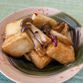 ビートルズ食堂's cooksnap of when they made 厚揚げときのこのしょうが焼き。お弁当にも.