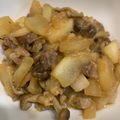 ポメちょん's cooksnap of when they made 冬瓜としめじと豚バラ肉の炒め煮.