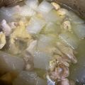 クックB4E2RO☆'s cooksnap of when they made シブイ（冬瓜）と鶏肉のおいしいスープ。.