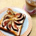 うたかた。's cooksnap of when they made いちじくとクリームチーズのトースト.