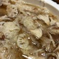 菜つ実☆ミ's cooksnap of when they made 咳や喉の痛みに！蓮根と鶏肉とろり梅風味鍋.