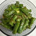 ポムポムポヨコ's cooksnap of when they made お弁当に☆レンジで冷凍いんげんのゴマ合え.