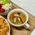 にきけん's cooksnap of when they made お豆入りコンソメスープ.