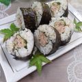 クックHG9V8Y☆'s cooksnap of when they made 茗荷とツナの海苔巻き.
