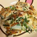 まーたろう's cooksnap of when they made 【話題入り】ニラと玉ねぎのチヂミ.