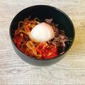 さくらん餅's cooksnap of when they made 市販のナムルでビビンバ丼.