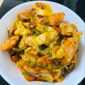 J_son's cooksnap of when they made ウインナーとキャベツのケチャップ炒め.
