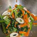 コロどろっぷ's cooksnap of when they made レンジで簡単　小松菜と竹輪の和え物.