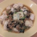 aromatico's cooksnap of when they made 豚ミンチとほうれん草のあんかけ豆腐.
