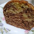 ことみみ's cooksnap of when they made トースターでマーブルパウンドケーキ.