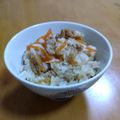 すうがん's cooksnap of when they made こぎつねごはん.