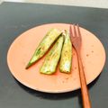 いっちゃん1106's cooksnap of when they made 簡単めちゃ美味☆トースターで焼きオクラ♪.