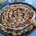 ＠ももこ's cooksnap of when they made ピーマンで♪米粉のイタリアンお好み焼き.