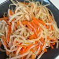 ポムポムポヨコ's cooksnap of when they made レンジで簡単♡もやしと人参のナムル.