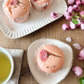 arare*'s cooksnap of when they made お花見✿ずっとふわふわ蒸しパン✿桜編.