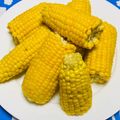 Y✿えくぼ飯's cooksnap of when they made プリップリで甘い♪とうもろこしの茹で方.